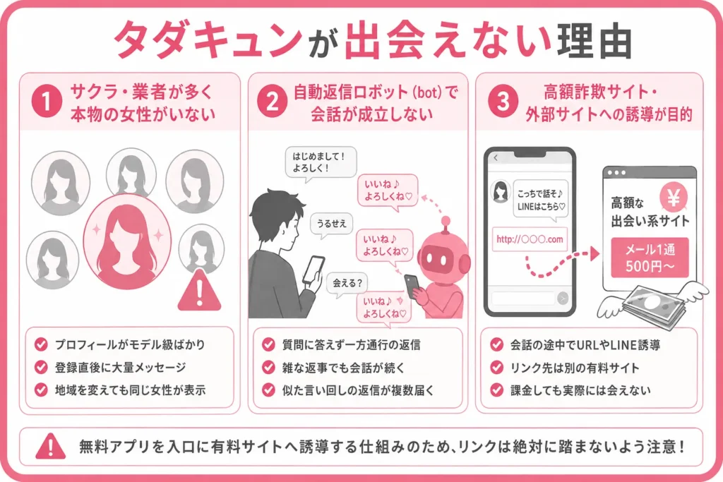 タダキュンが出会えない理由