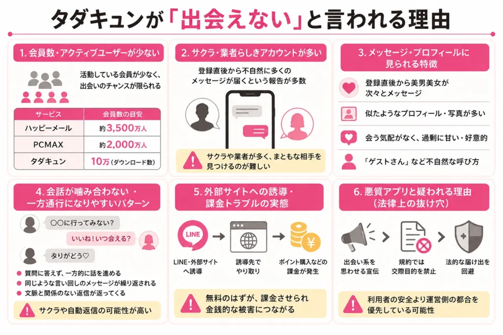 タダキュンが「出会えない」と言われる理由